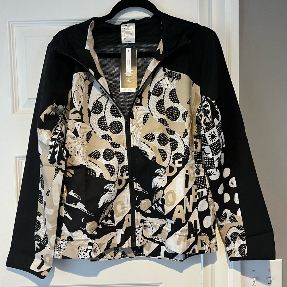 adidas Farm Totally New Rio Black and Cream Women's Jacket